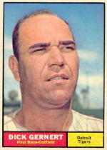1961 Topps Baseball Cards      284     Dick Gernert
